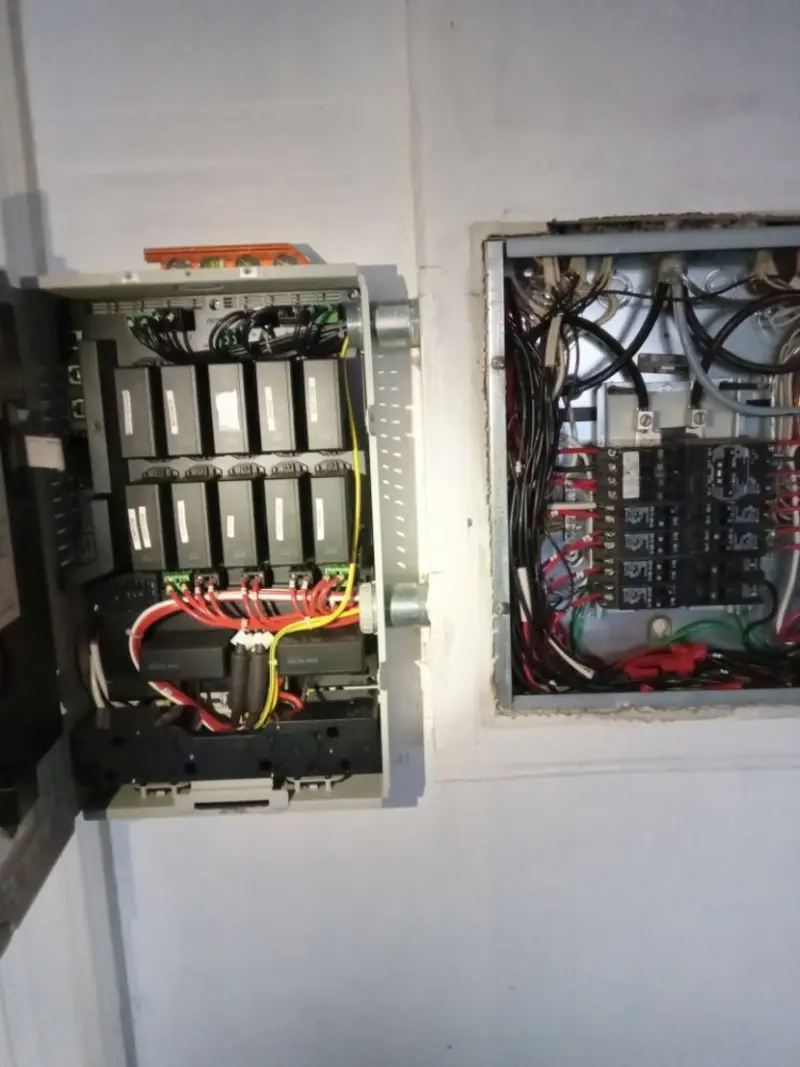 Electrical panel upgrade completed for Ring Doorbell Installation in James City